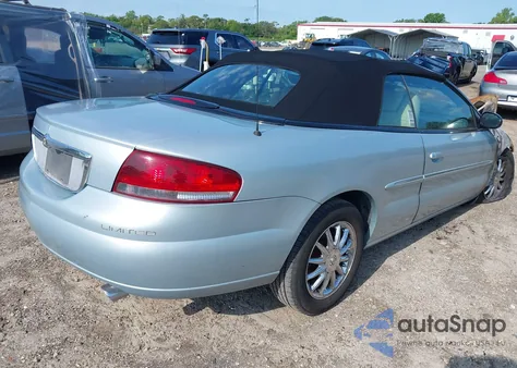 2001 Chrysler Sebring Limited из США, поврежденный, VIN 1C3EL65U81N640798